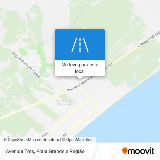 Avenida Três mapa