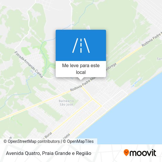 Avenida Quatro mapa