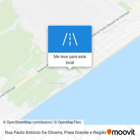 Rua Paulo Antônio De Oliveira mapa