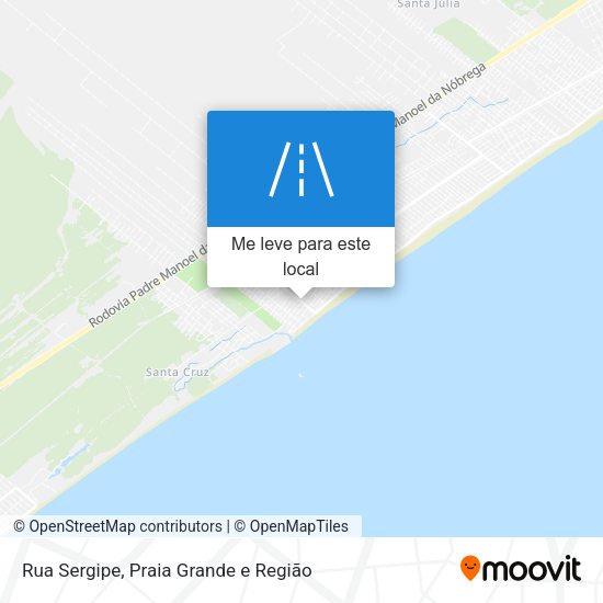 Rua Sergipe mapa