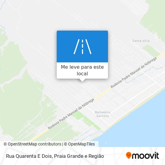 Rua Quarenta E Dois mapa