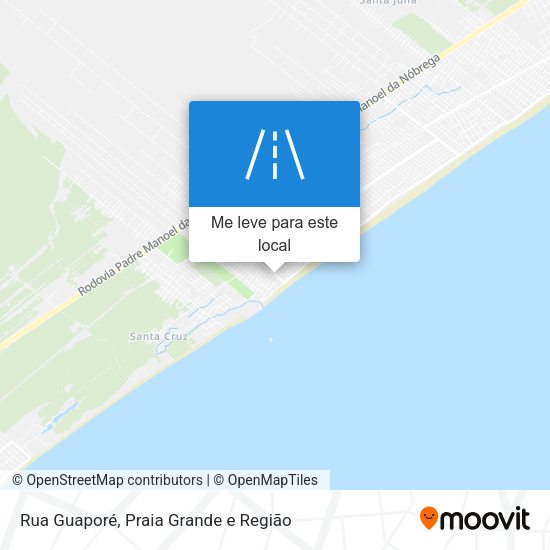 Rua Guaporé mapa
