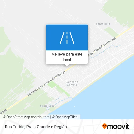 Rua Turiris mapa