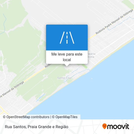 Rua Santos mapa