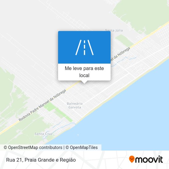 Rua 21 mapa