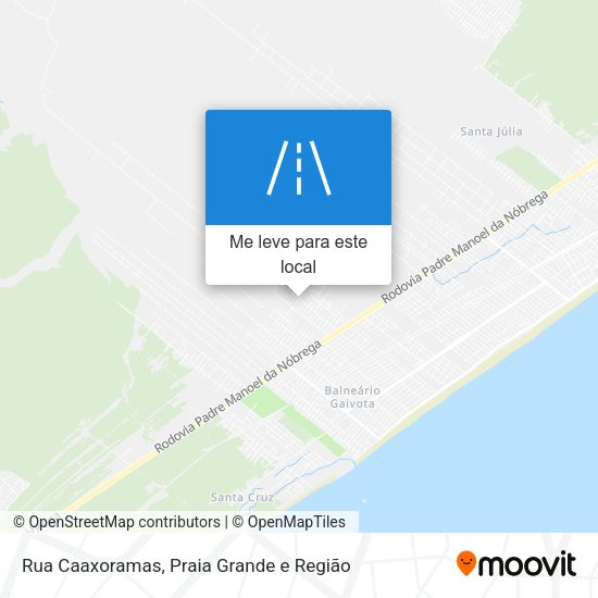Rua Caaxoramas mapa