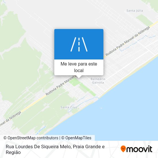 Rua Lourdes De Siqueira Melo mapa