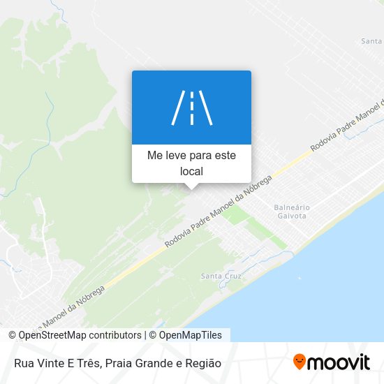 Rua Vinte E Três mapa