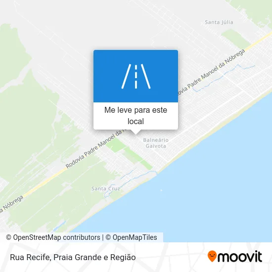 Rua Recife mapa