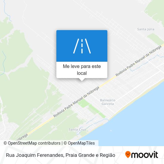 Rua Joaquim Ferenandes mapa