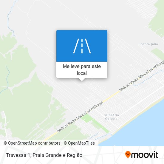 Travessa 1 mapa