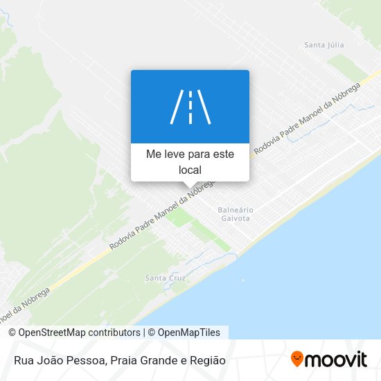 Rua João Pessoa mapa