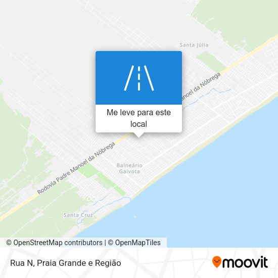 Rua N mapa