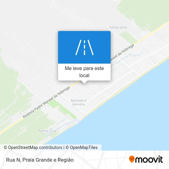 Rua N mapa