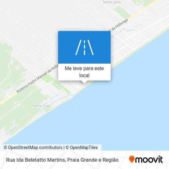 Rua Ida Beletatto Martins mapa