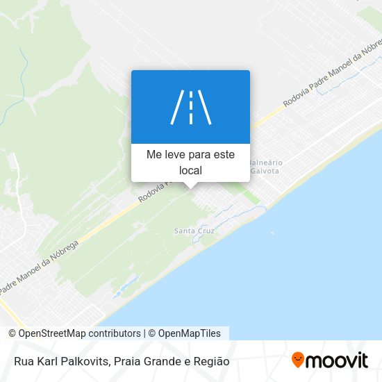 Rua Karl Palkovits mapa