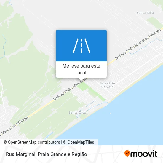 Rua Marginal mapa