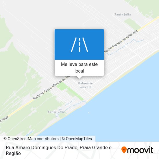 Rua Amaro Domingues Do Prado mapa