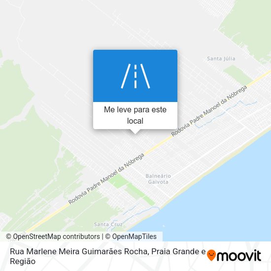 Rua Marlene Meira Guimarães Rocha mapa
