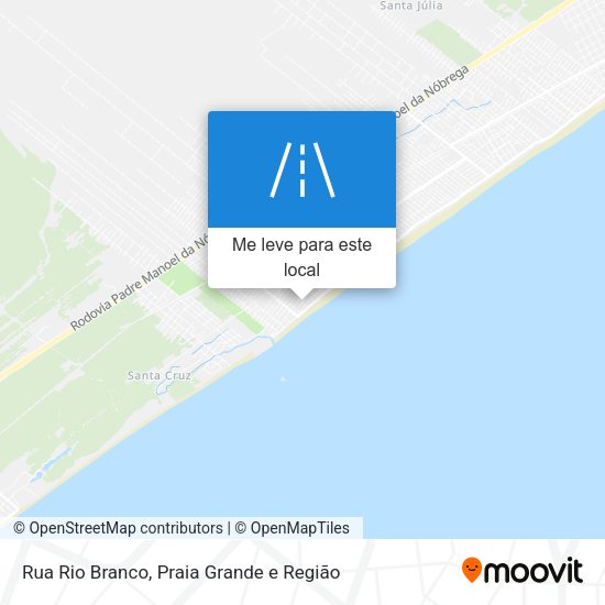 Rua Rio Branco mapa