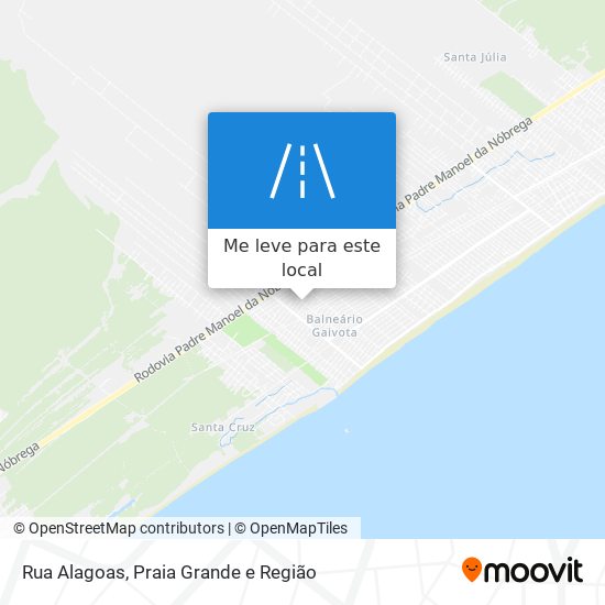 Rua Alagoas mapa