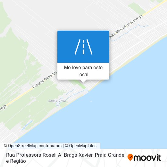 Rua Professora Roseli A. Braga Xavier mapa