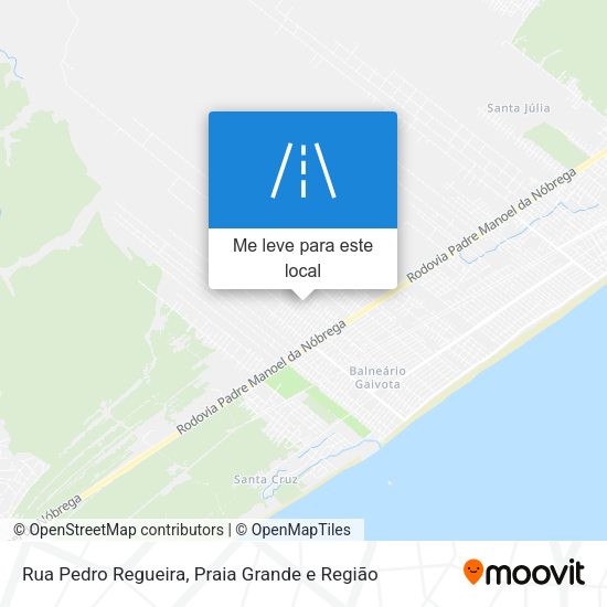 Rua Pedro Regueira mapa