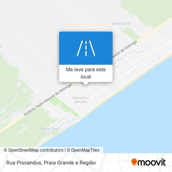 Rua Pissandus mapa