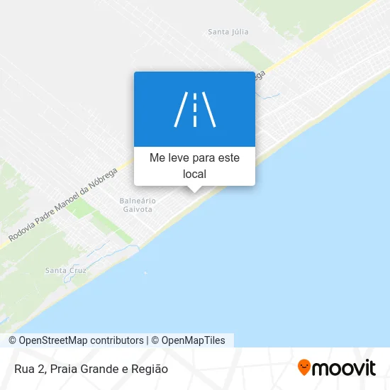 Rua 2 mapa