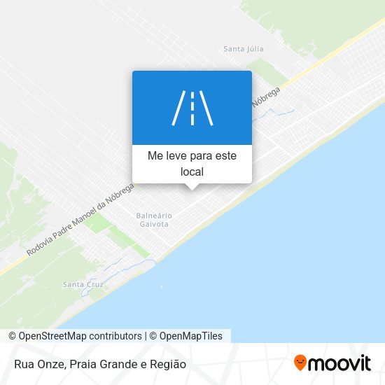 Rua Onze mapa