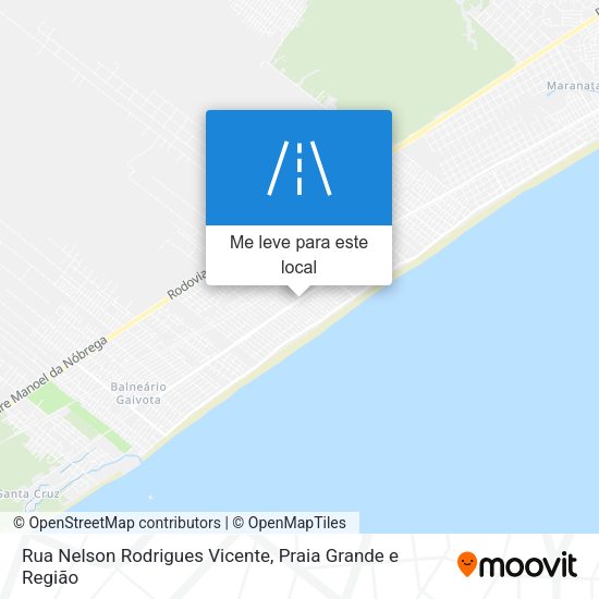 Rua Nelson Rodrigues Vicente mapa