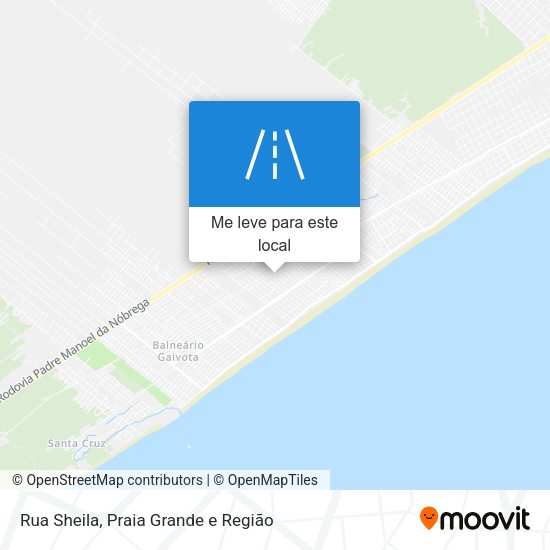 Rua Sheila mapa