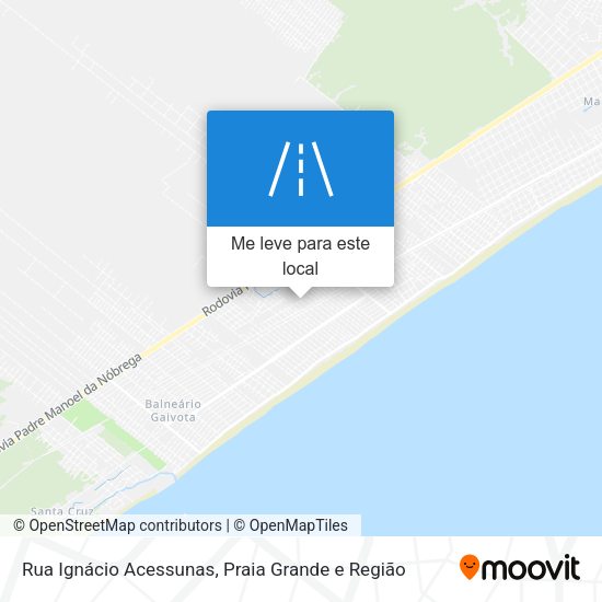 Rua Ignácio Acessunas mapa