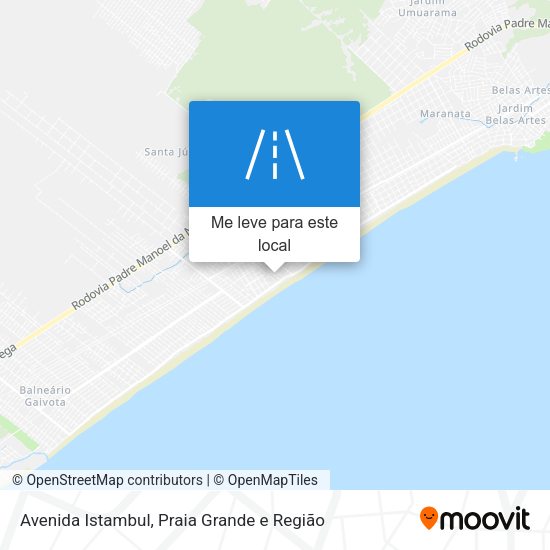 Avenida Istambul mapa
