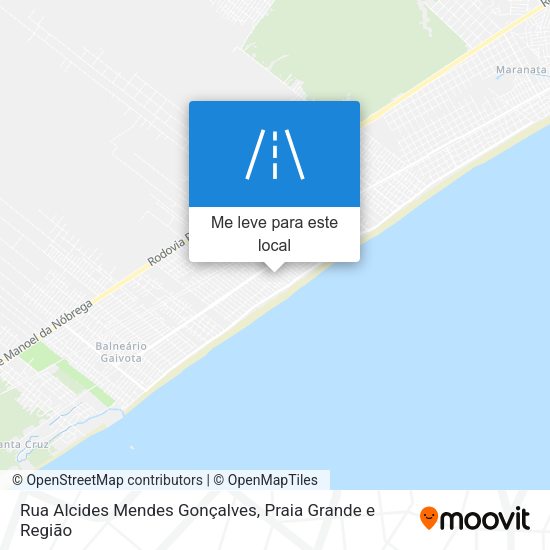 Rua Alcides Mendes Gonçalves mapa