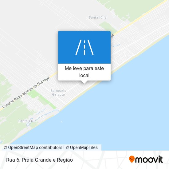 Rua 6 mapa