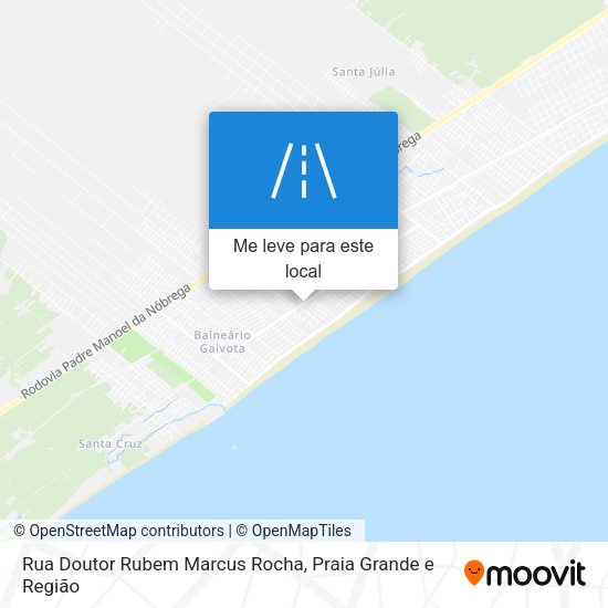 Rua Doutor Rubem Marcus Rocha mapa