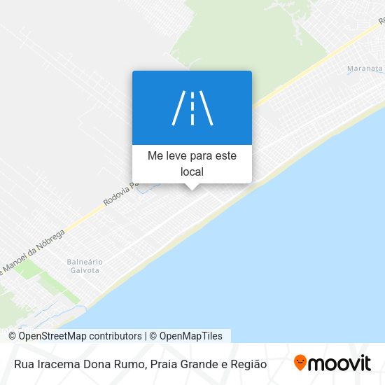 Rua Iracema Dona Rumo mapa
