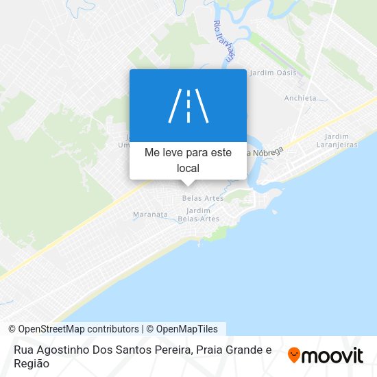 Rua Agostinho Dos Santos Pereira mapa