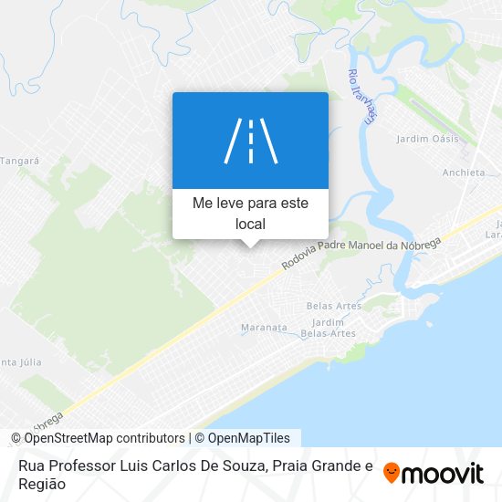 Rua Professor Luis Carlos De Souza mapa