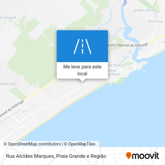 Rua Alcides Marques mapa