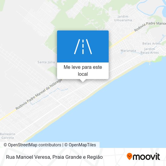 Rua Manoel Veresa mapa