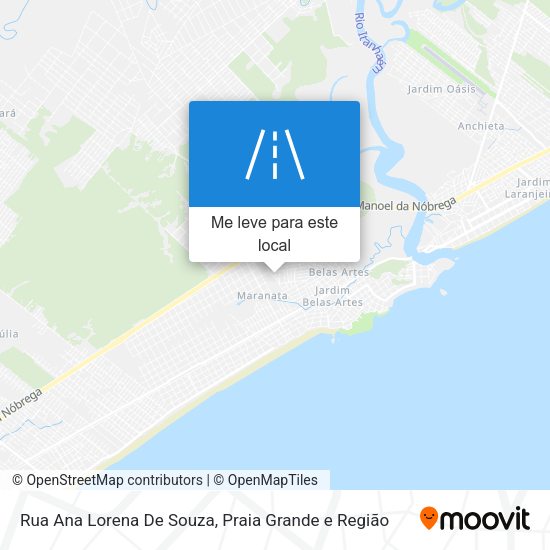 Rua Ana Lorena De Souza mapa