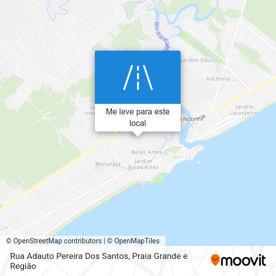 Rua Adauto Pereira Dos Santos mapa