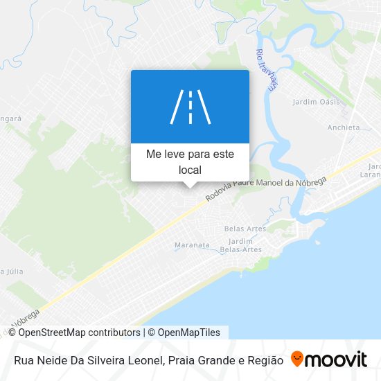 Rua Neide Da Silveira Leonel mapa