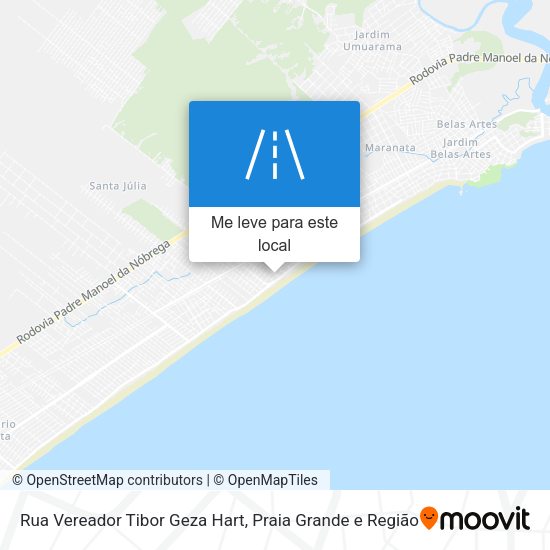 Rua Vereador Tibor Geza Hart mapa