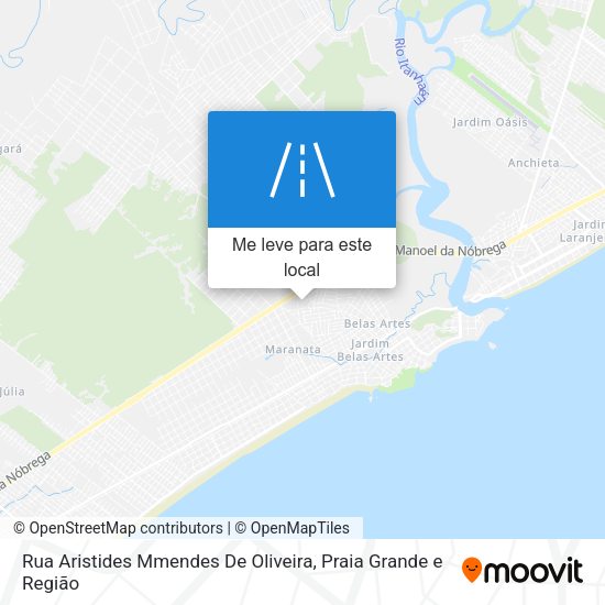Rua Aristides Mmendes De Oliveira mapa