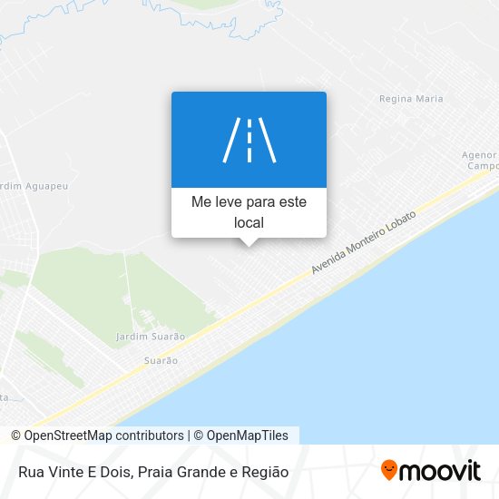 Rua Vinte E Dois mapa