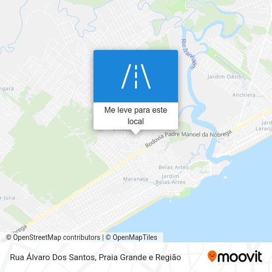 Rua Álvaro Dos Santos mapa