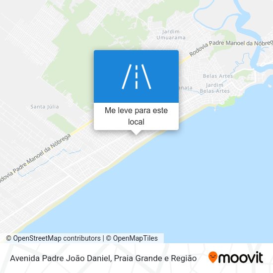 Avenida Padre João Daniel mapa